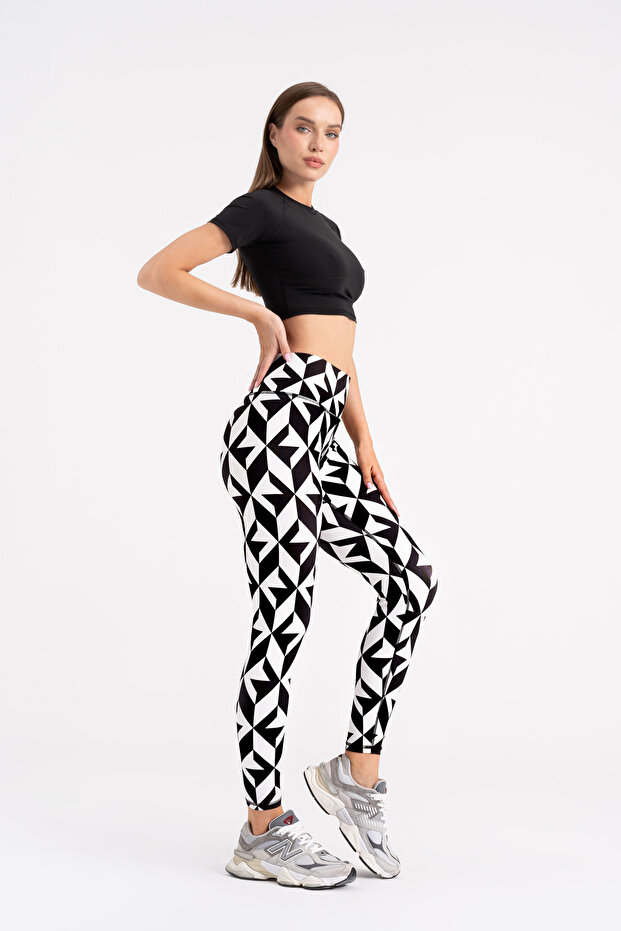 طماق رياضية منقوشة - 5