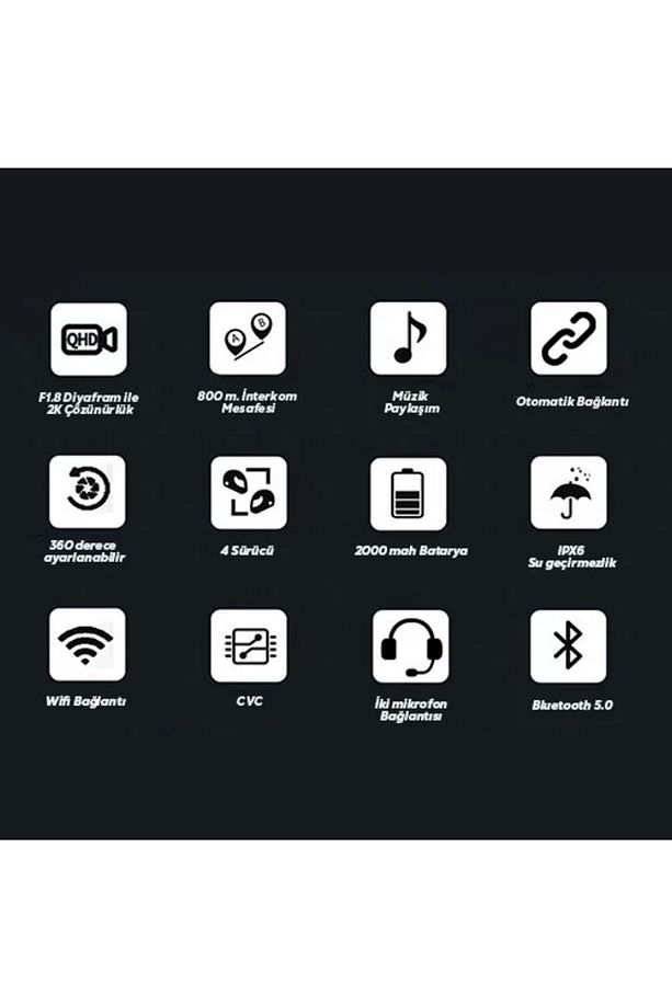 S11 Kameralı Bluetooth Ve Intercom - 4
