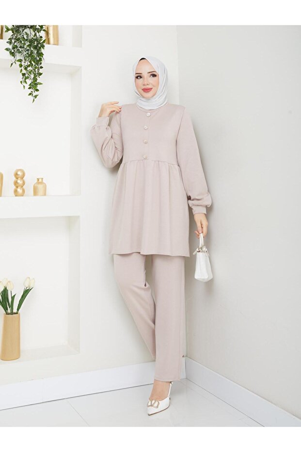 بدلة مودال مرصعة بالأحجار - 1