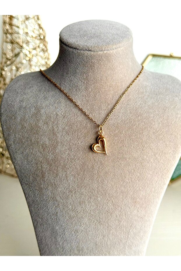 Minimal Kalp Charm Kolye - 2