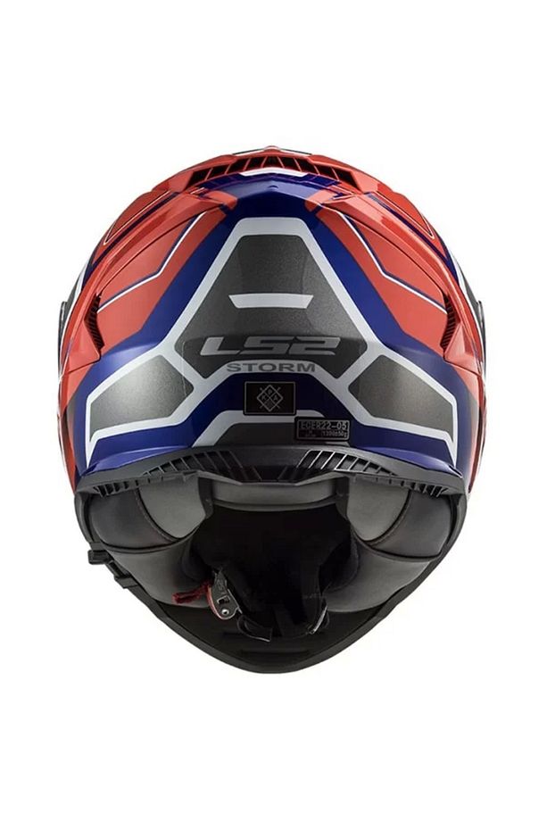 Storm Faster Kırmızı-mavi Kask - 3