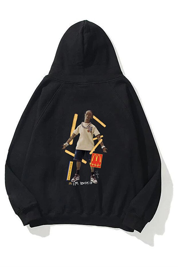 Mc Crew Cactus Jack Unisex Black Sweatshirt Hoodie