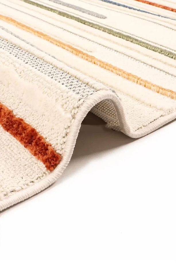 Harmony Bukleli Multi Renkler Yumuşak Peluş Post Shaggy Çocuk Odası Oturma Odası Salon Halısı H-02 - 3