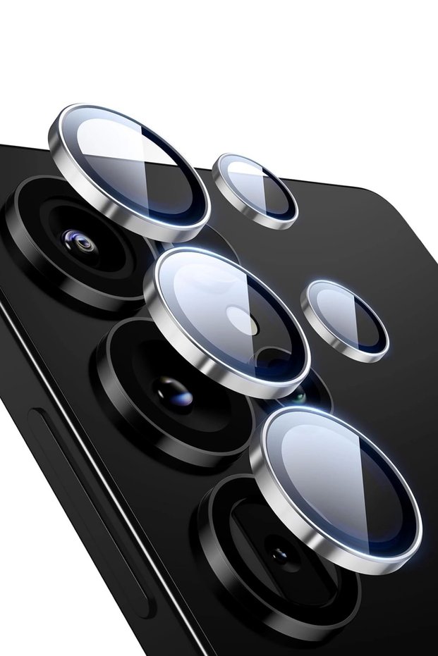 Samsung Galaxy S25 Ultra Camera Lens Protector, 9H Tempered Glossy Camera Protection Metal Case Friendly Cl