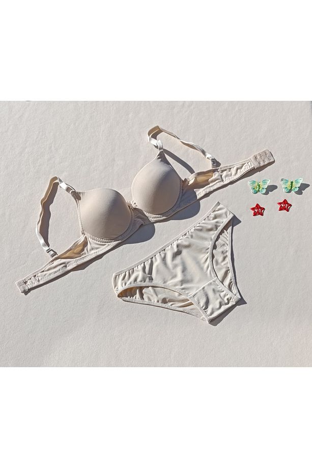 Push Up Dolgulu Micro Sütyen Ve Külot Iç Çamaşır Takımı - 1