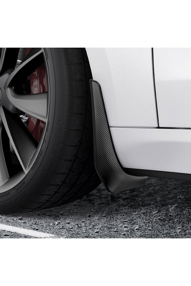 Tesla Model 3 (2023) Weatherbloc (Carbon Edition) Çamurluk 4'lü Set TO300 Black - ACP04511 - 4