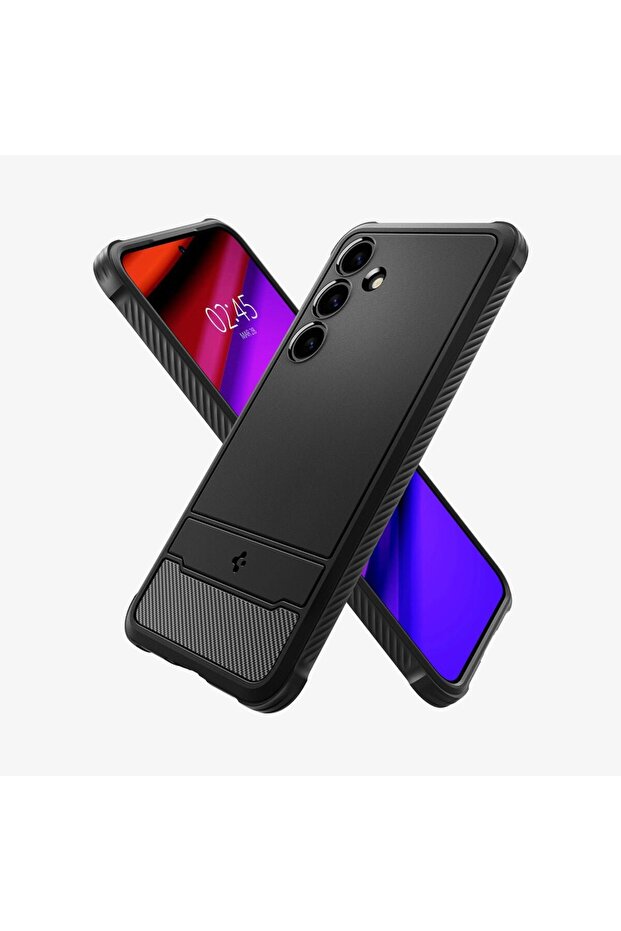 Galaxy S24 Plus - حافظة باللون الأسود غير اللامع Acs07326 - 2