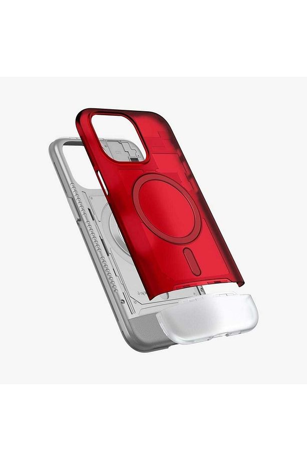 iPhone 15 Pro Kılıf Classic C1 iMac G3 Design MagFit MagSafe özellikli Ruby - ACS06744 - 6