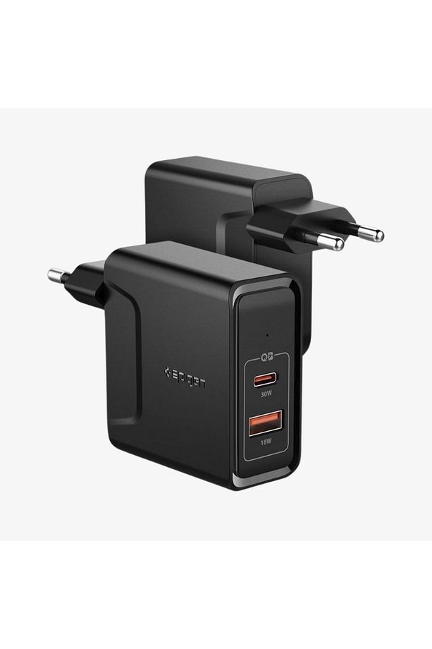48W USB-C 2 Port Adaptör - Hızlı Şarj Aleti Type-C PD 3.0 30W + QC 3.0 18W F211 - 000AD24973 - 1