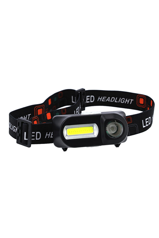 Double Headlight, Lithium Battery, 3W LED Light, KNHL5400 | 3W Cob Light | 5hrs Working | Headlight