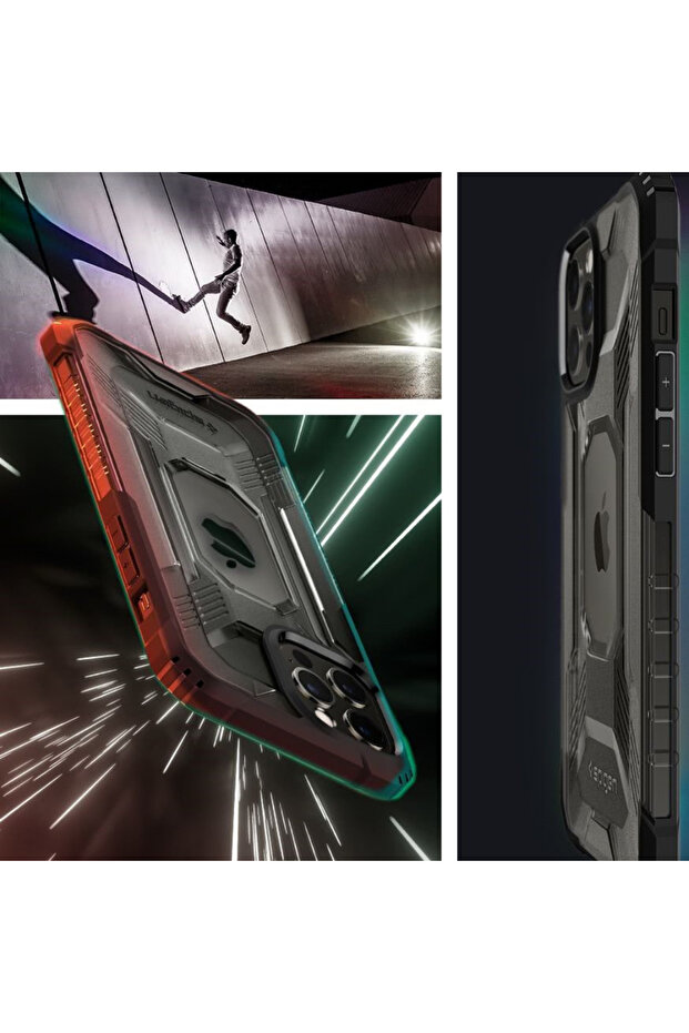 iPhone 12 Pro Max Kılıf Nitro Force Matte Black - ACS02636 - 5