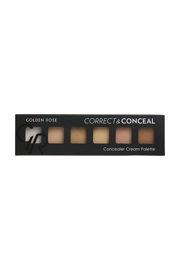 Correct Conceal Concealer Cream Palette 01 Light To Medium Renk Düzeltici Kapatıcı Krem Palet 6x2G - 3
