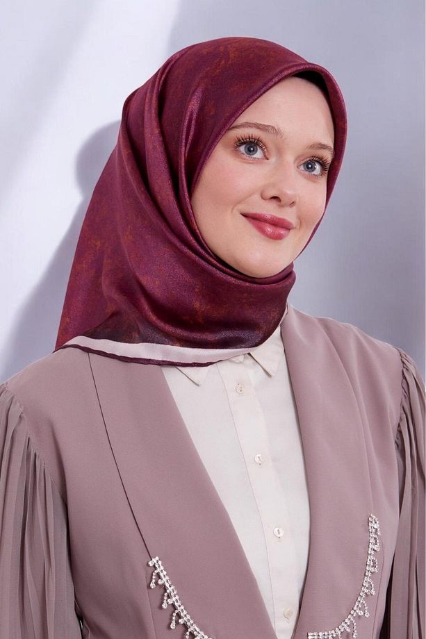 Polyester- Kristal Eşarp -04548 - 1