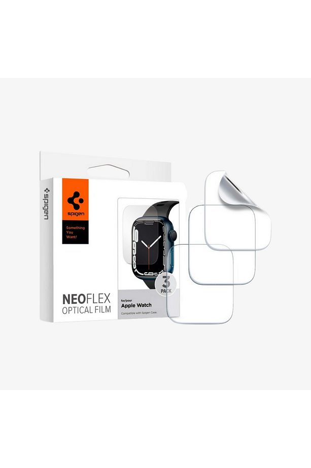 Apple Watch 41/40/38/9/8/SE2/7/6/SE/5/4/3/2/1 Ekran Koruyucu Film Neo Flex HD 3 Adet - 061FL25575 - 1
