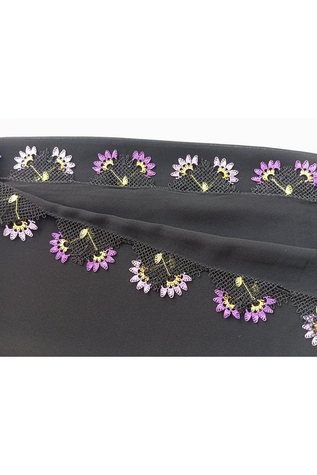 Needlepoint Black Color Prayer Cloth