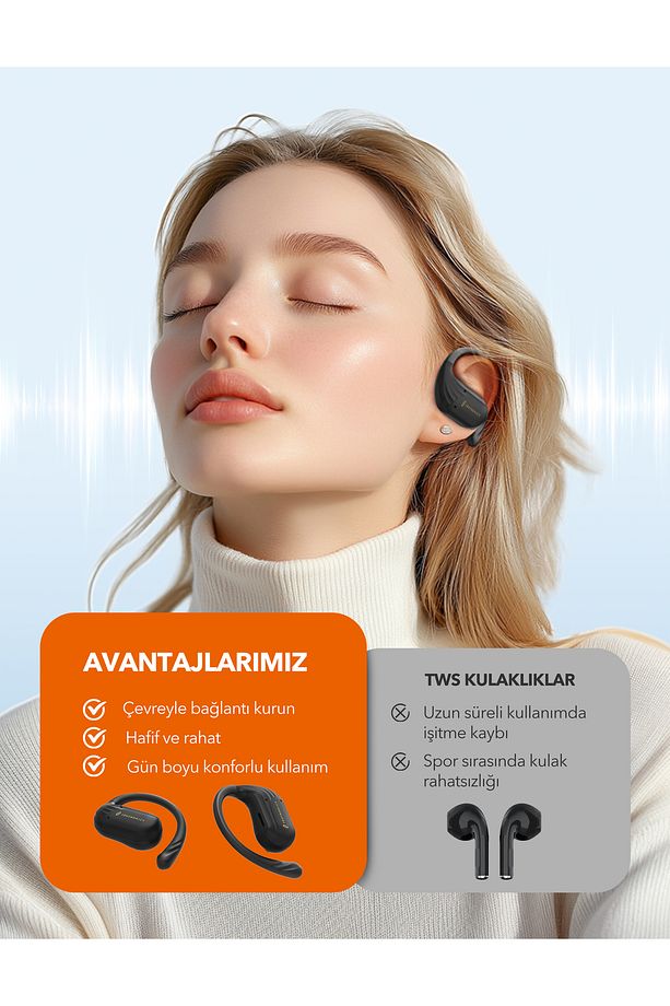 TT-BH1123  BTH 5.4 TYPE-C ŞARJLI OWS KULAKLIK - 5