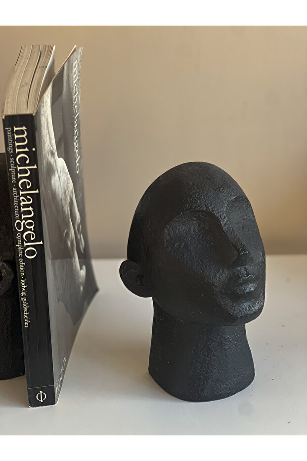 - Human Bust Book Support - 2