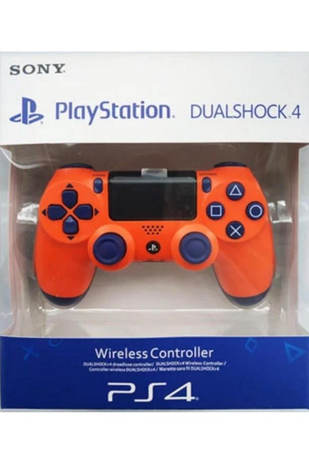 Ps4 Kablosuz Gamepad Garantili Joystıck Yenilenmiş Gamepad Controller - Turuncu - 1