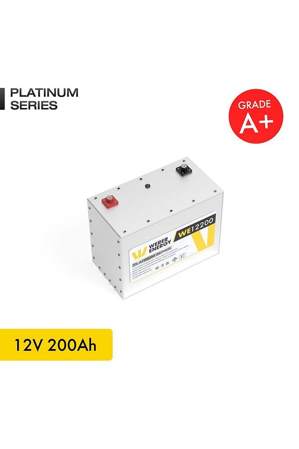12V 200Ah LiFePO4 Platinum Series Bluetooth'lu Lityum Demir Fosfat Akü - 4