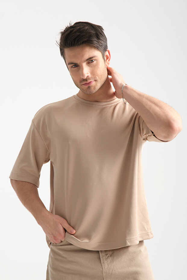 Ανδρικό μπλουζάκι Plume Basic Oversize - 1