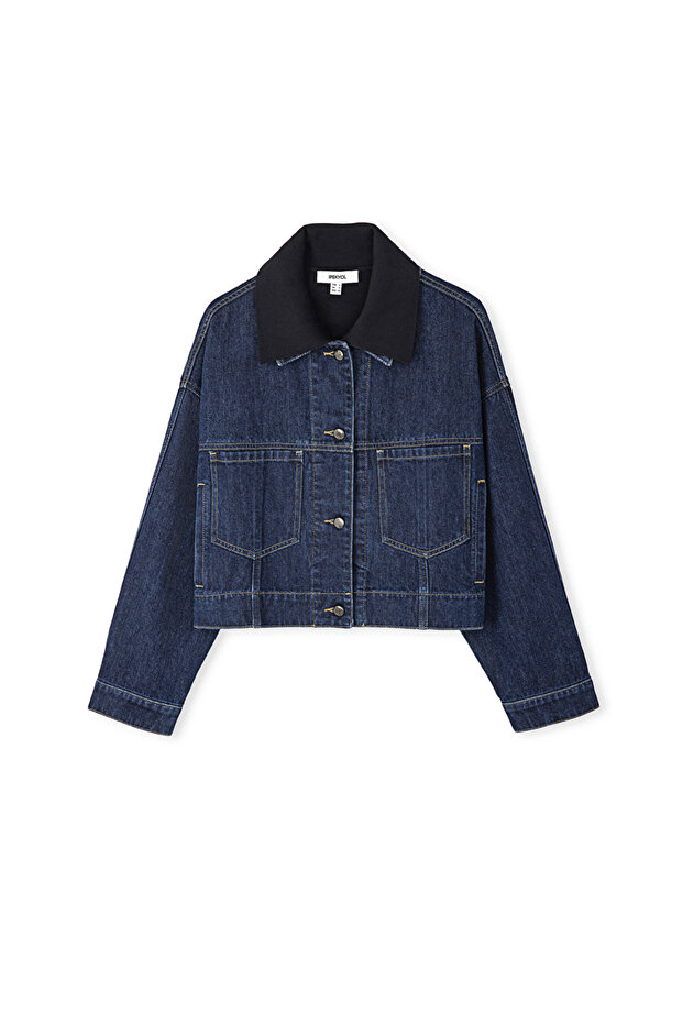 Triko mix denim mont - 3