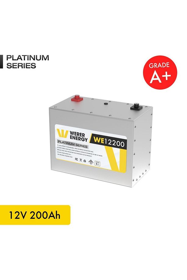 12V 200Ah LiFePO4 Platinum Series Bluetooth'lu Lityum Demir Fosfat Akü - 2