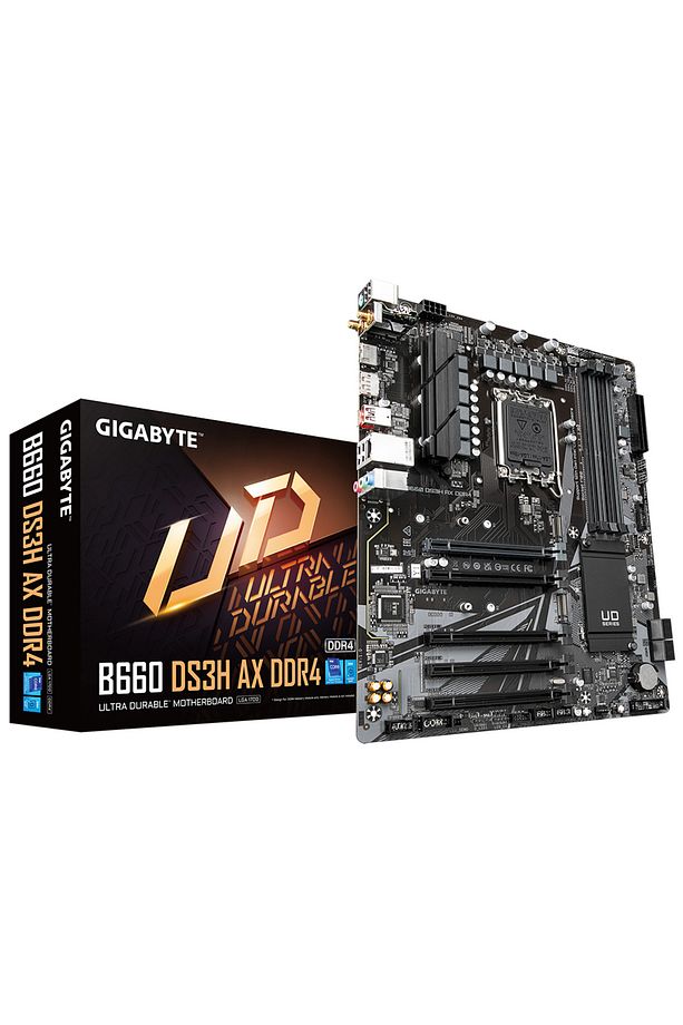 B660-ds3h-ax B660 Ddr4 (VGA YOK) Glan 2.5g Atx Hd Dp Typ-c M2 Wıfı Bt 5*ex16 1700p Anakart - 1