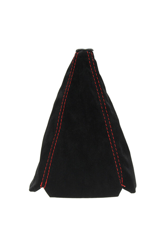 Red Car Gear Shift Collars Covers Red/Black/Yellow/Blue Suede PU Leather Gear Stick Shift Shifter Kn