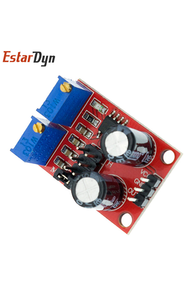 NE555 pulse frequency, duty cycle adjustable module,square/rectangular wave signal generator,step... - 6