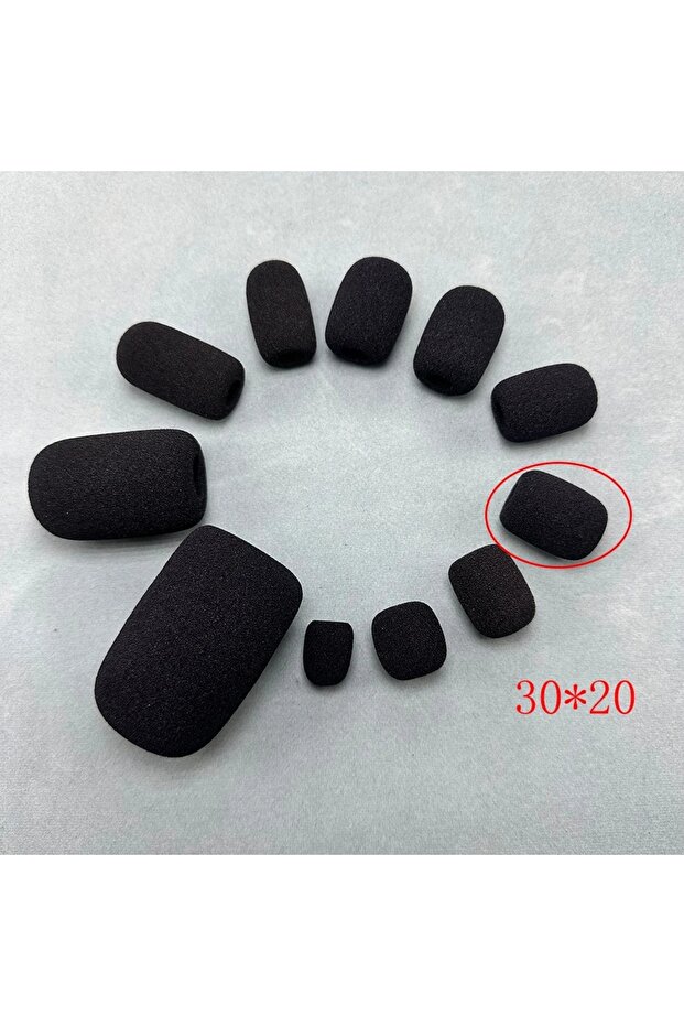 30 20 8-5Pcs 5 Pcs Small Foam Mini Microphone Covers For Headset Microphone Mic Cover For Headset Pr