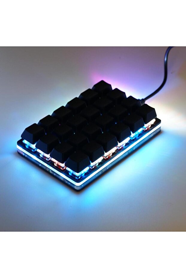 Mini Black 24 Keys Custom Mechanical Keyboard 16 Keys Programmable Gaming Keyboard Sayo Device Sh... - 4