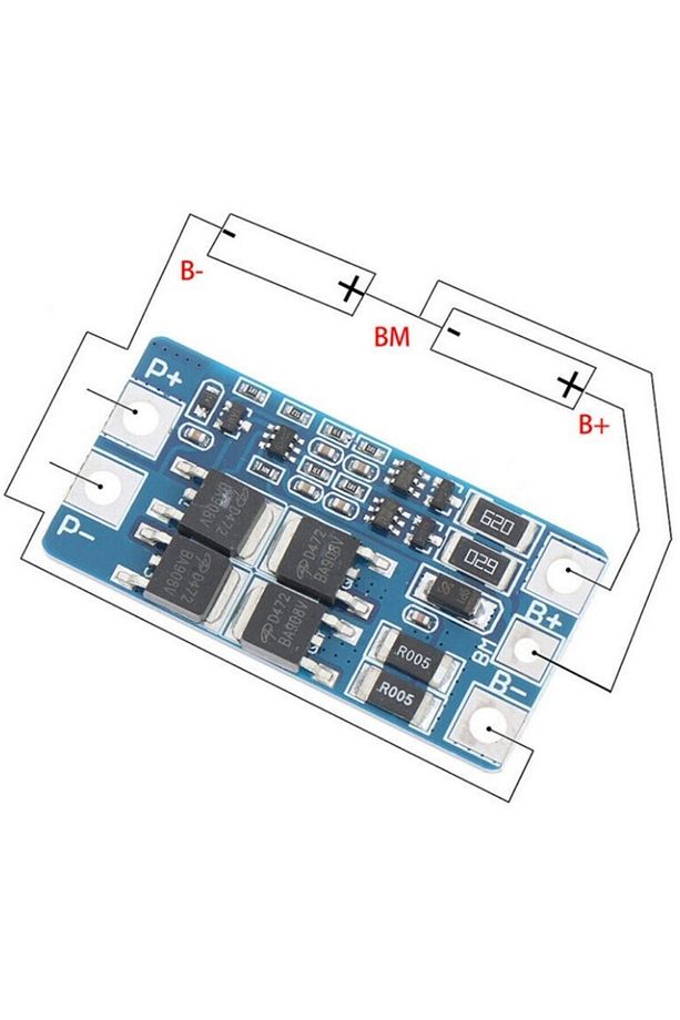 2s 10a Bms Koruma Kartı Balanslı Balanced - 1 Adet - 4