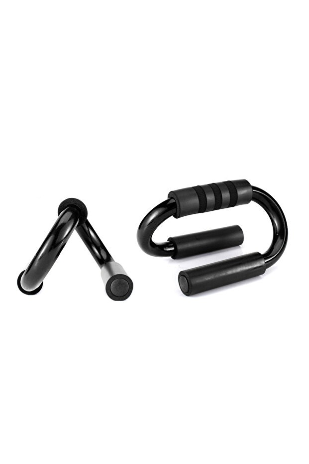 black Push-up Strength training - portable structure for family fitness training and Push-up support