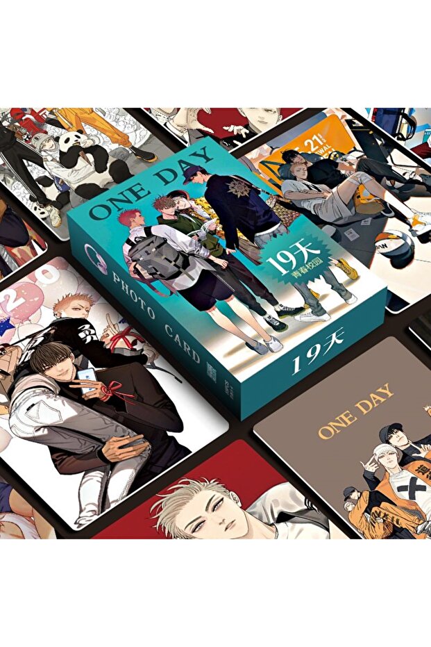 Random Cover 55 Pcs/Set Chinese BL Manwha 19 Days Laser Lomo Card Mo Guanshan, He Tian Cartoon Chara