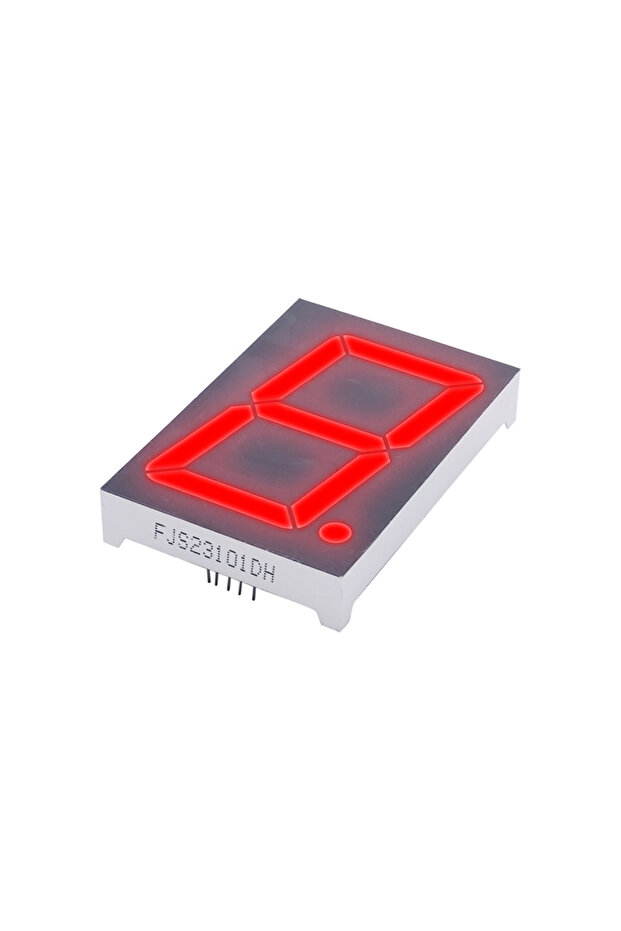 2.3inch C-C 2pcs 2.3 Inch 1 Bit 7 Segment Red LED Display 10Pins 23101DH 23011CH Share Common Anode - 7