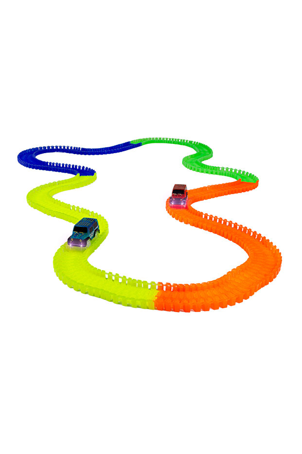 Store Magic Tracks Hareketli Raylar 384 Parça 2 Araba - 2