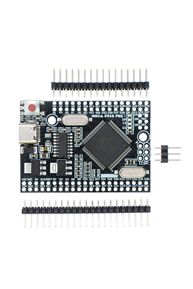 شريحة USB MEGA 2560 PRO Micro USB / Type-C USB مدمجة CH340G/ATMEGA2560-16AU مع رأس دبوس ذكر