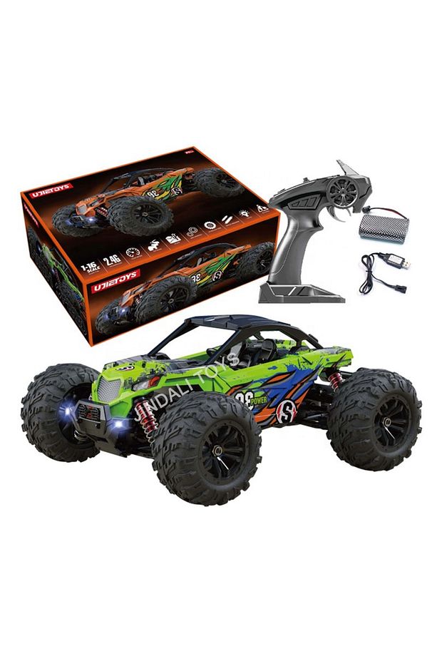 RC Uzaktan Kumandalı Araba 4WD 1:16 36km/H Şarjlı 4x4 Model Araç - 3