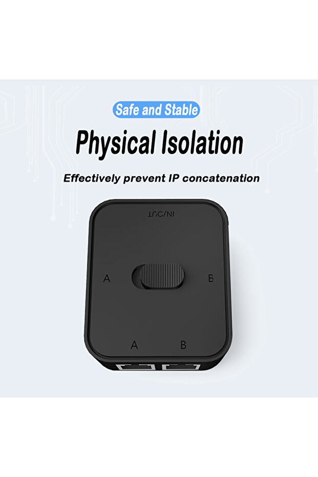 1000Mbps 1 In 2 Out Ethernet Adapter RJ45 Splitter Lan Connector Cat 6 rj45 Splitter Switch Coupl... - 6