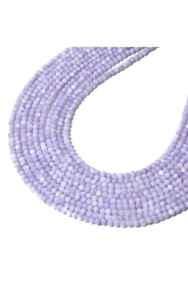 3mm about125pcs style4 About125Pcs Natural Freshwater Shell Round Beads Unique Loose Beads Handmade