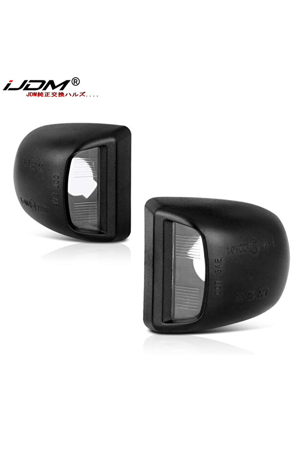 Smoked Rear Bumper License Light Cover Housing For Chevrolet Avalanche Silverado License Plate Cover