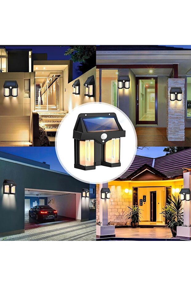 كشاف ضوئي يعمل بالطاقة الشمسية مع مستشعر الحركة - 7