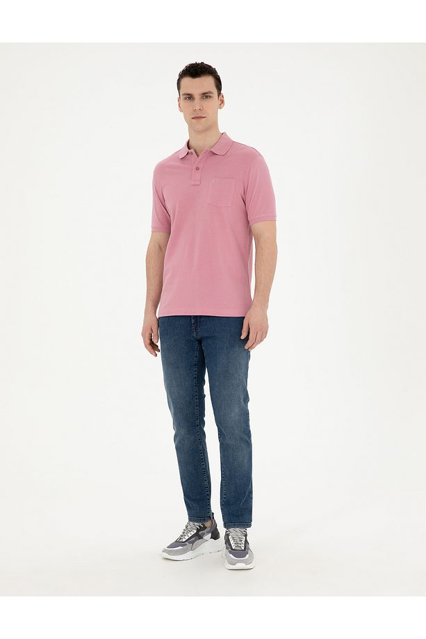Gül Kurusu Regular Fit Basic Tişört 50262659-VR026 - 4