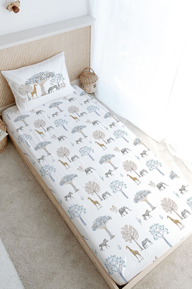 Single Fitted Sheet Set - Iconic Series - Safari