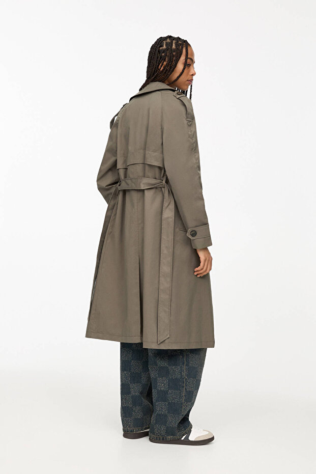 Kemerli trençkot - 4