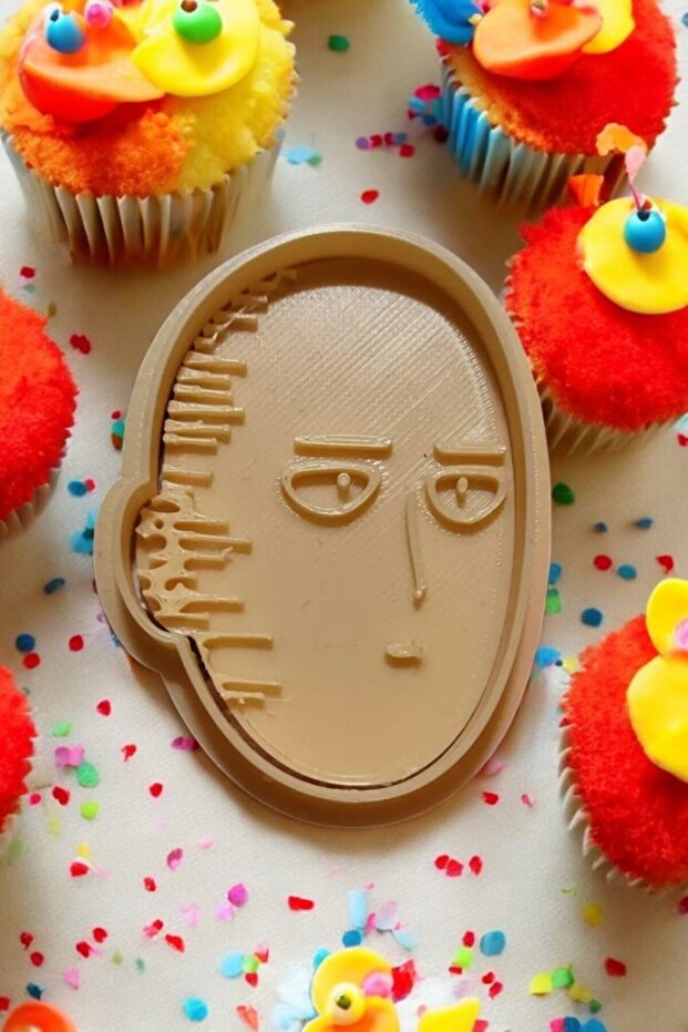 Saitama - One Punch Man Cookie Mold