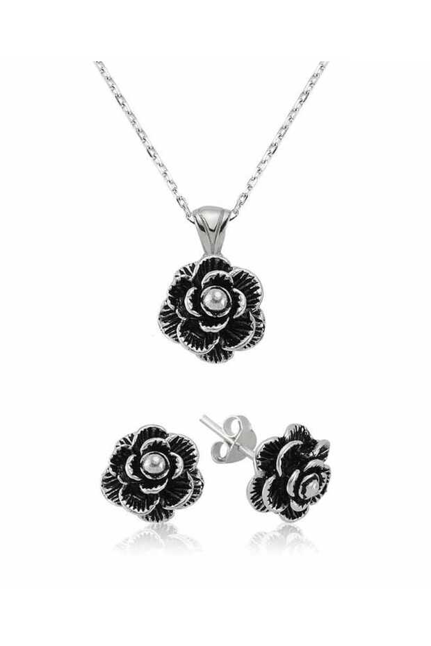 Gümüş Çiçek Set