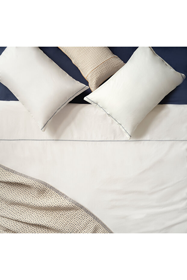 Braga Ecru King Size Cotton Duvet Cover Set