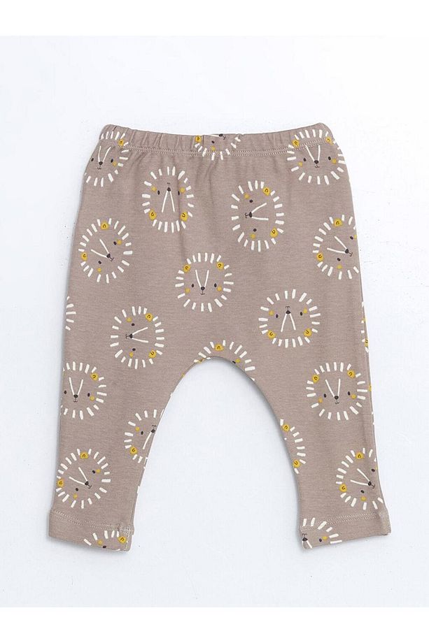 LCW baby Bisiklet Yaka Baskılı Kız Çocuk Sweatshirt ve Eşofman Alt 2'li - 4