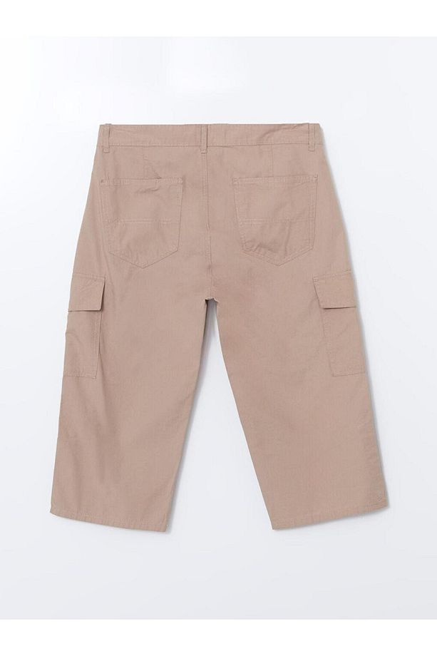 LCWAIKIKI Classic Standart Kalıp Gabardin Erkek Roller Şort - 2